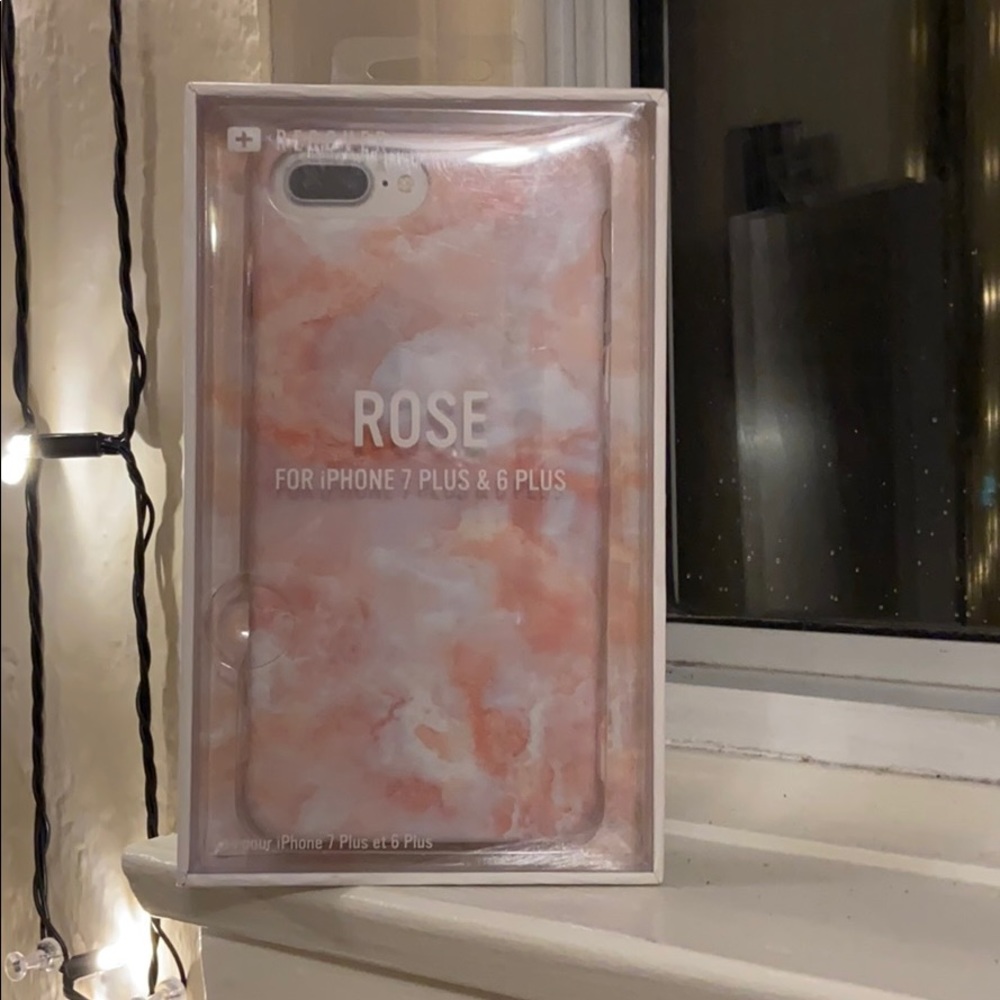 Rose Marble IPhone Case - Brand New - Never Used